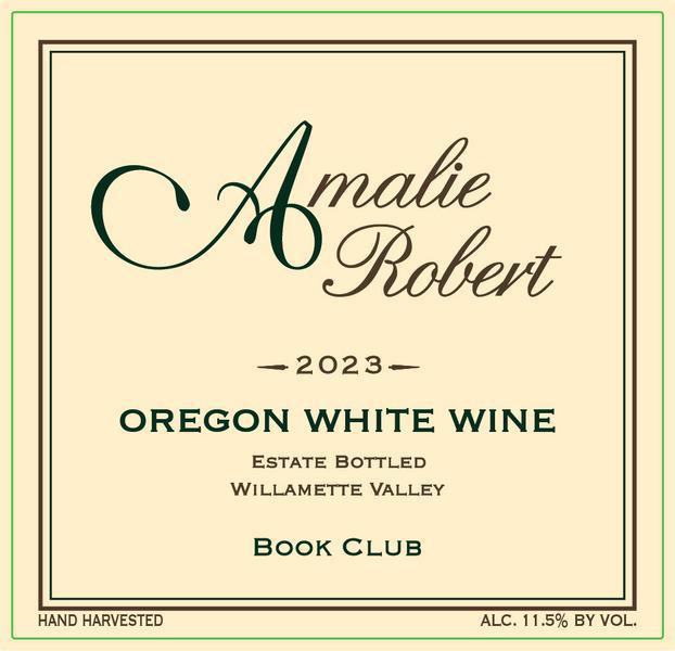Amalie Robert Book Club White Willamette Valley 2023