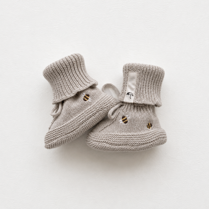 Baby Booties - Honey Bee