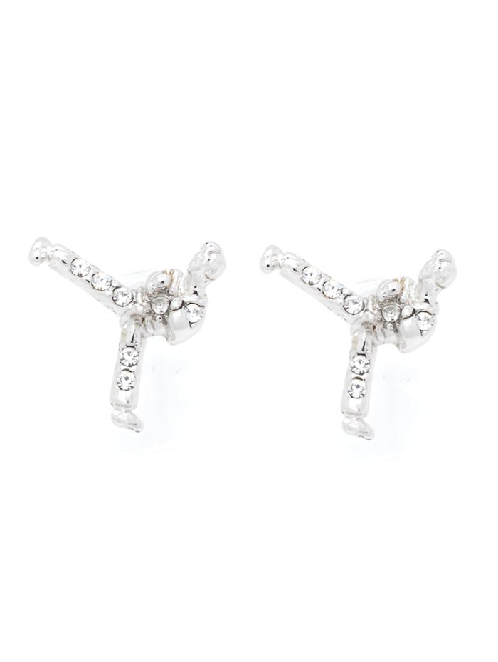 Karate Taekwondo Martial Arts POST Earrings