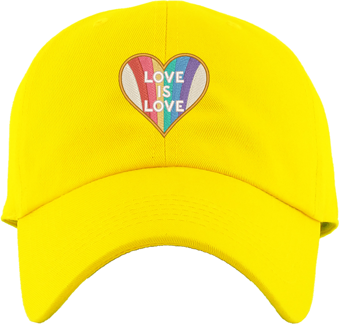 Love Is Love Dad Hat