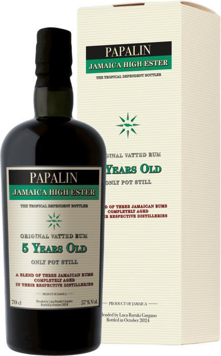 Papalin Jamaica 5 Years Old Jamaica High Ester Original Vatted Pot Still Rum- 750ml