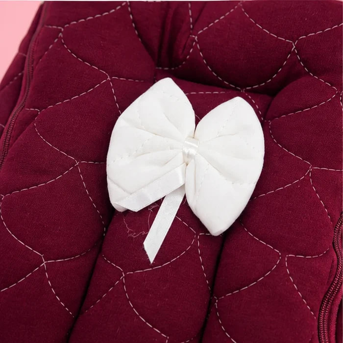 Premium Quilted Baby Carry Nest with Hood & Zip