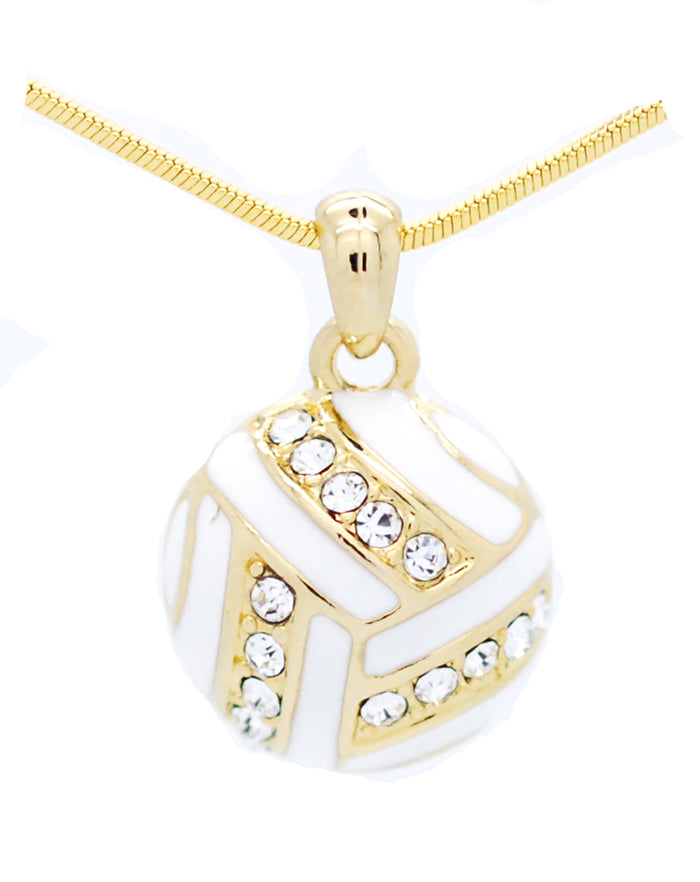 Volleyball Necklace - Single Digit