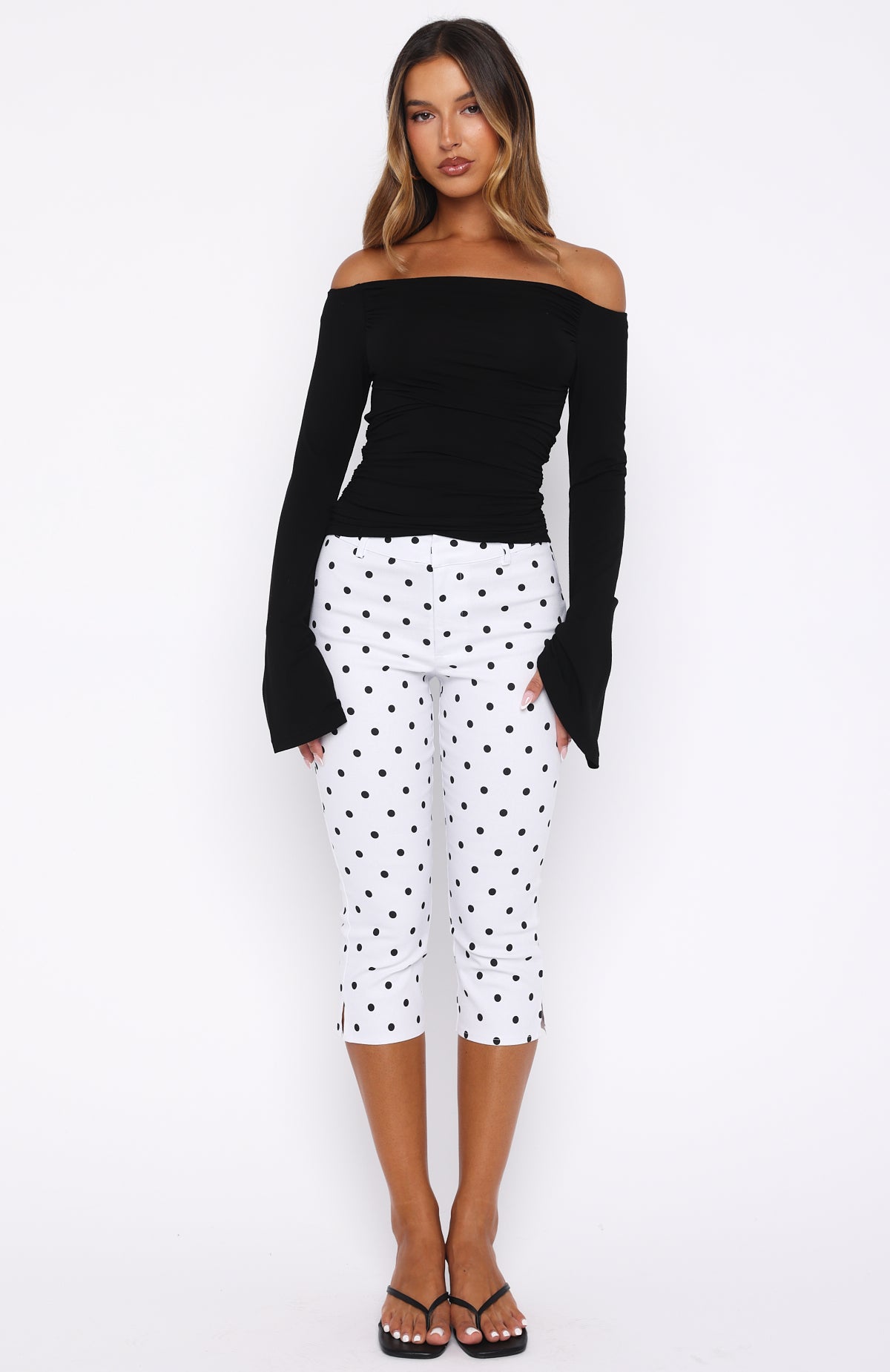 Perfect Night Long Sleeve Top Black