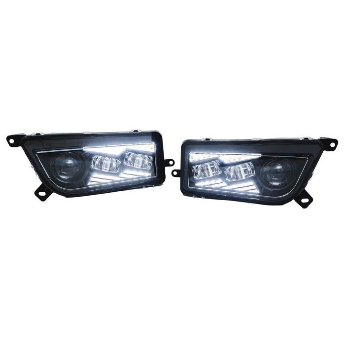 Xprite LED Headlights for Polaris RZR XP 1000 / XP Turbo 2014-2016 – High & Low Beam Off-Road UTV Headlight Upgrade