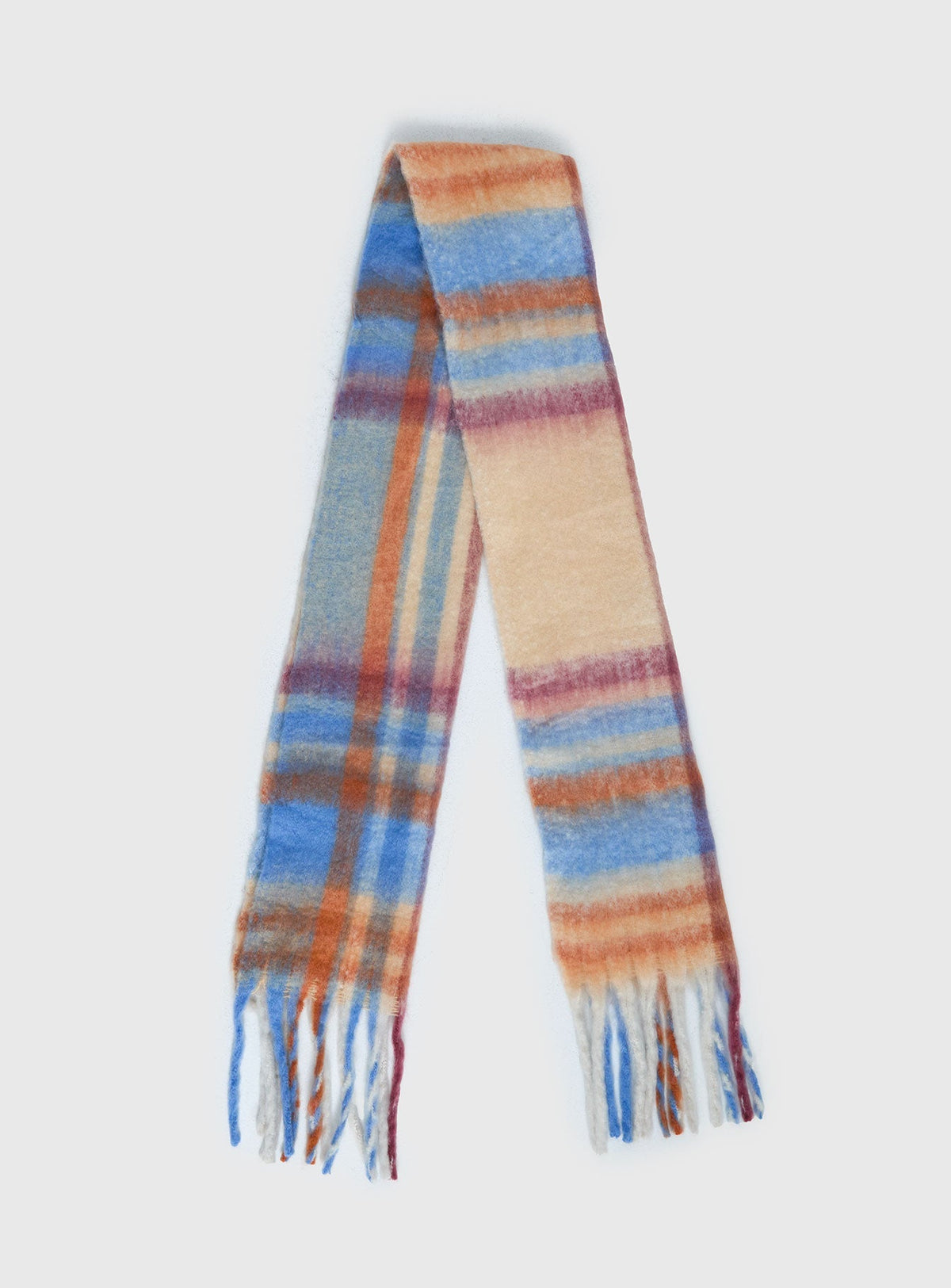 Brynne Scarf Blue Check