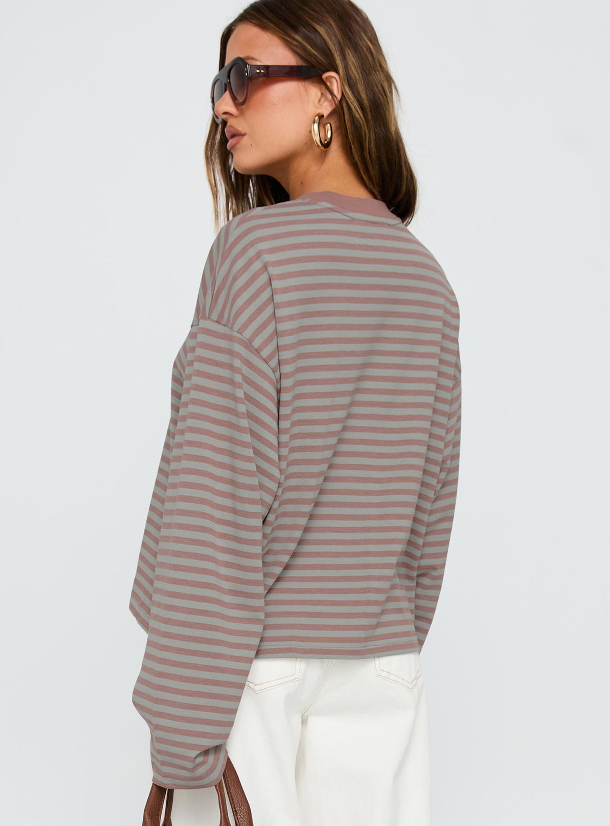 Bloom Long Sleeve Muted Pastels Stripe