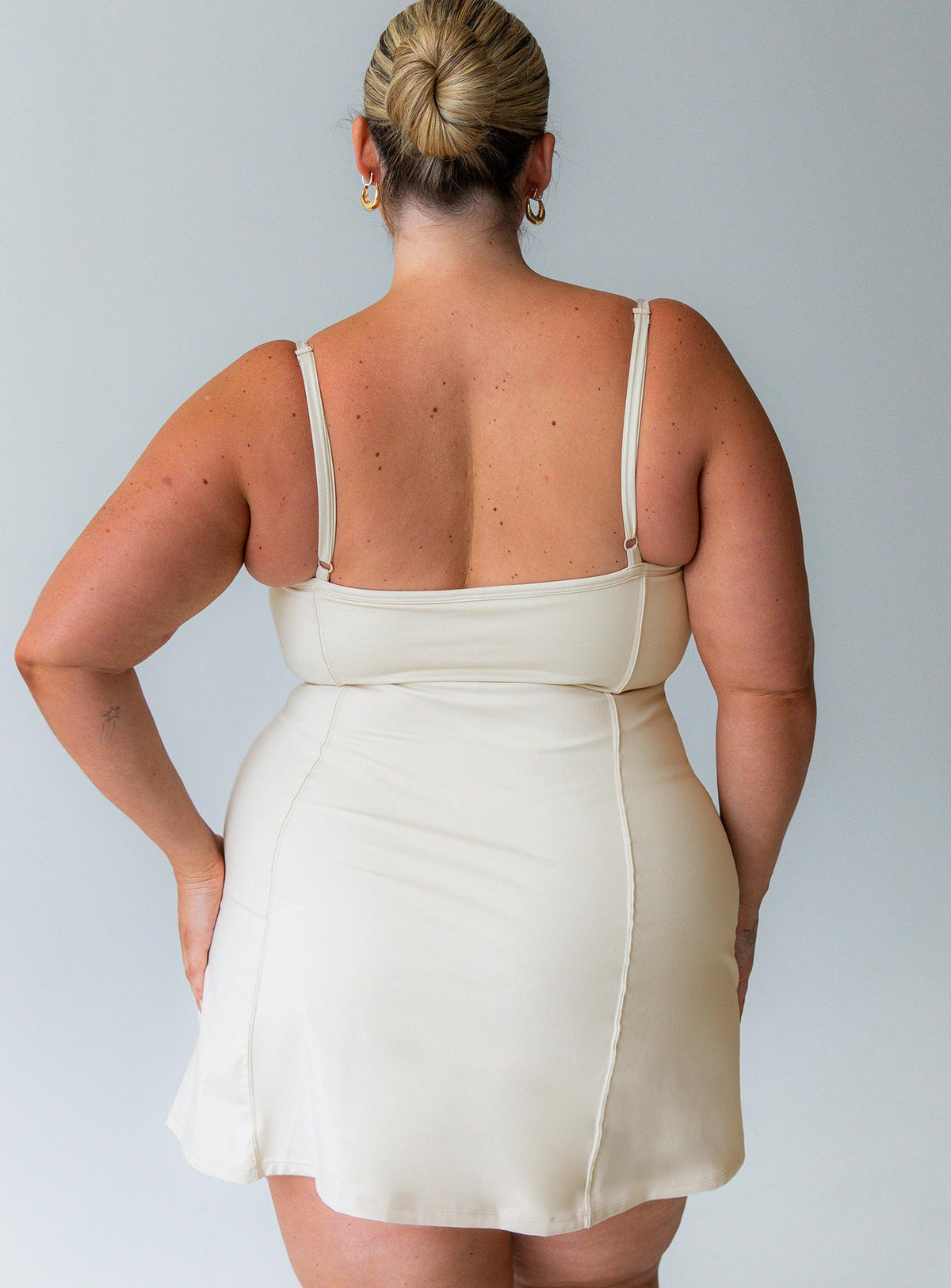 Ambition Activewear Romper Latte Curve