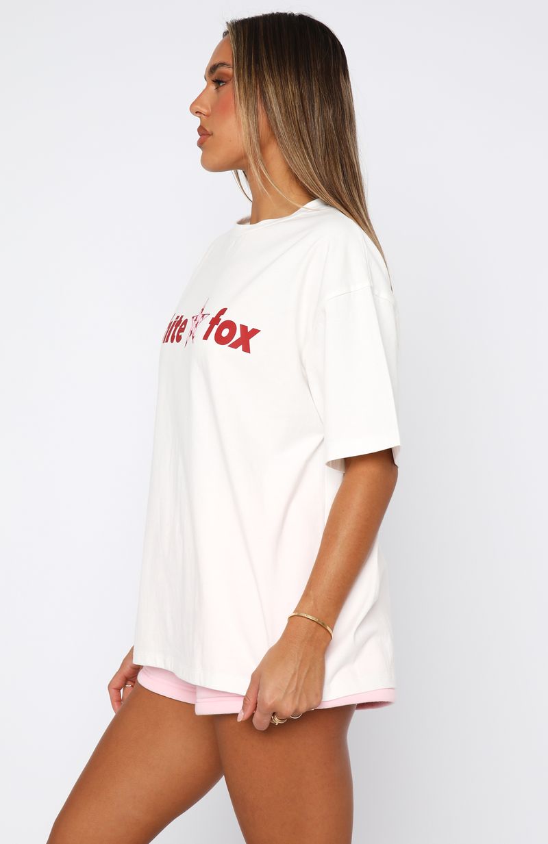 From The Archives Mila Oversized Tee White