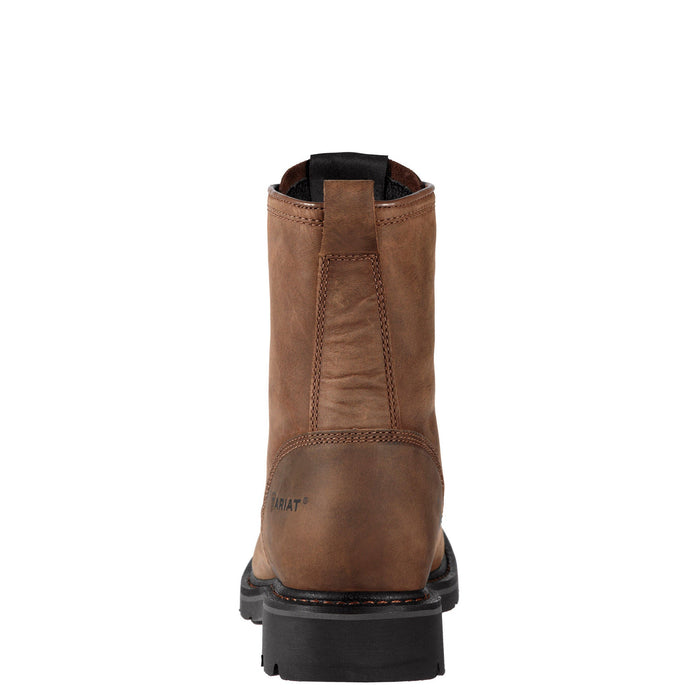 Ariat Mens Alamo 8 Inch Lace Up Steel Toe Work Boot