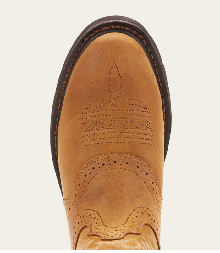 Ariat Mens Sierra Saddle Pull On Soft Toe Work Boot