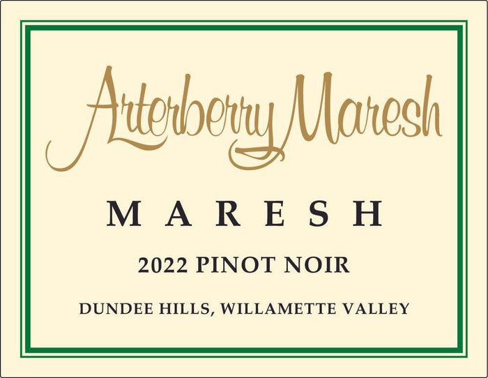 Arterberry Maresh Pinot Noir Maresh Vineyard 2022