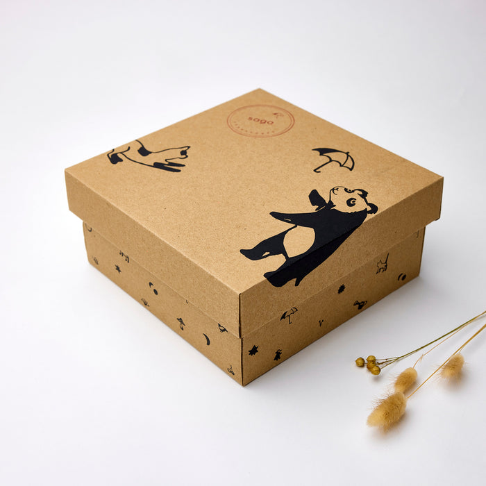 Scandinavian baby gift box in FSC certified packaging