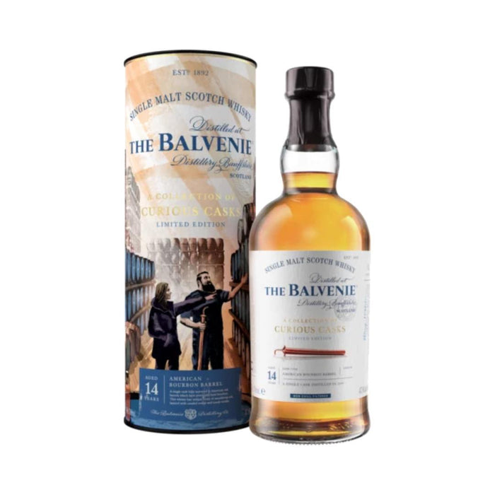 Balvenie A Collection of Curious Casks 14 Year American Bourbon Barrel Single Malt Scotch Whisky - 750ml