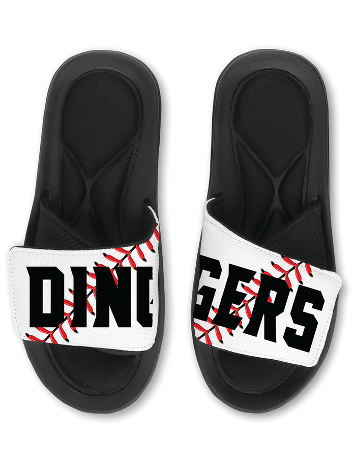 Baseball Slides - Custom Team Baseball Sandals with Memory Foam Footbed Comfort