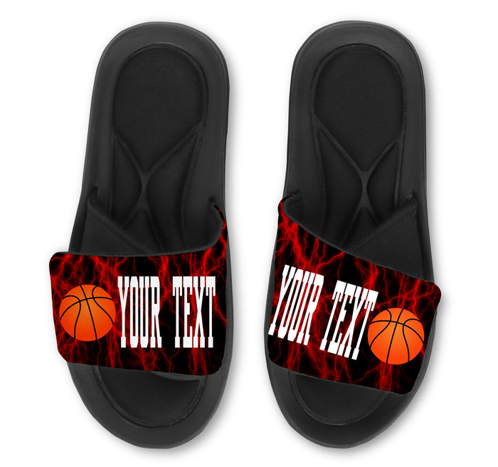 Basketball Custom Slides / Sandals - Choose Your Colors