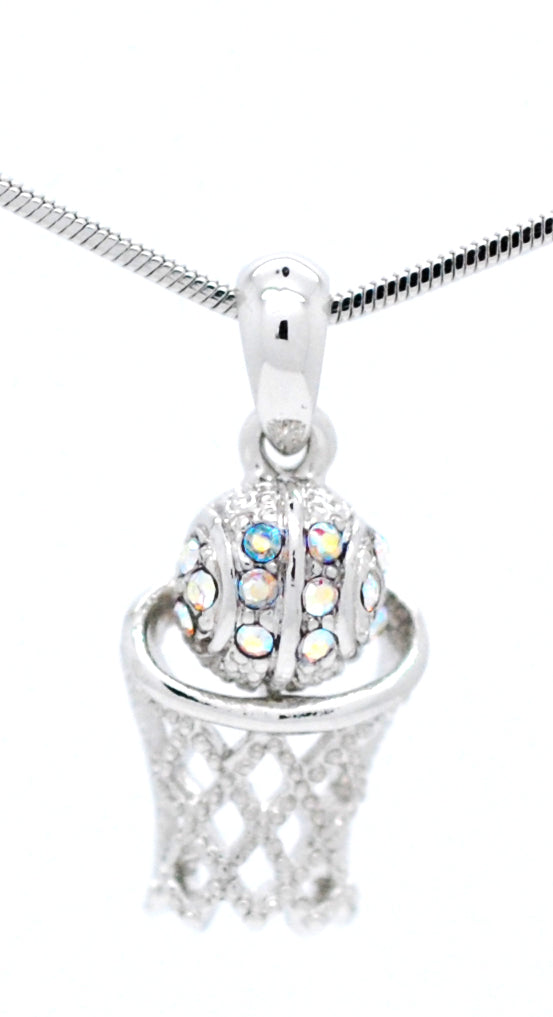Basketball Hoop Necklace - Mini Single Color