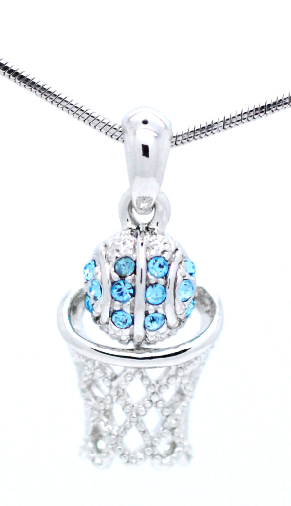 Basketball Hoop Necklace - Mini Single Color