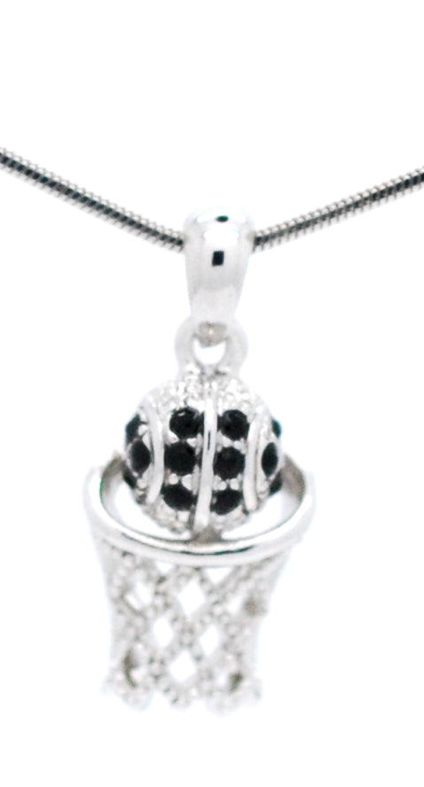 Basketball Hoop Necklace - Mini Single Color