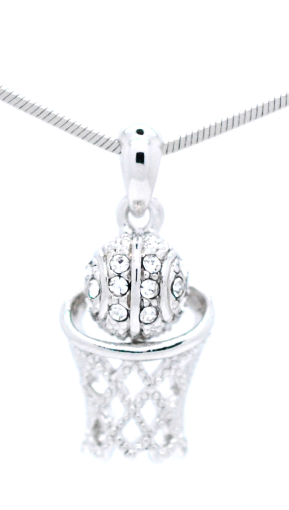 Basketball Hoop Necklace - Mini Single Color
