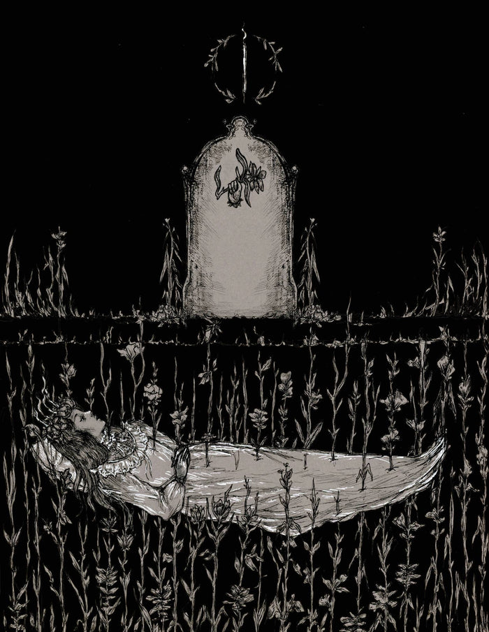 Cemetery - art print