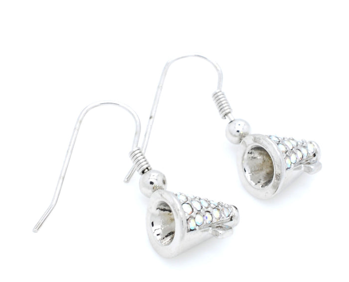 Cheer Megaphone DANGLE Earrings