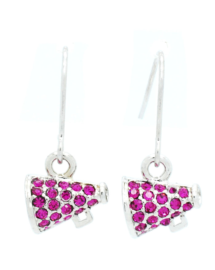 Cheer Megaphone DANGLE Earrings
