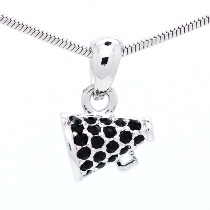 Cheer Megaphone Pendant Necklace