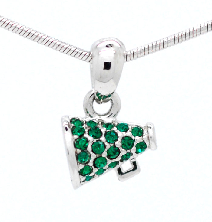 Cheer Megaphone Pendant Necklace