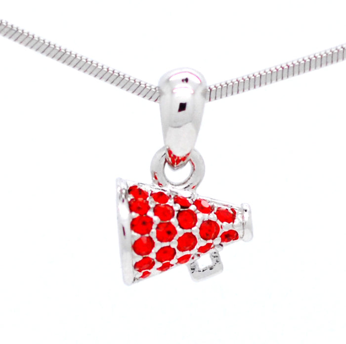 Cheer Megaphone Pendant Necklace