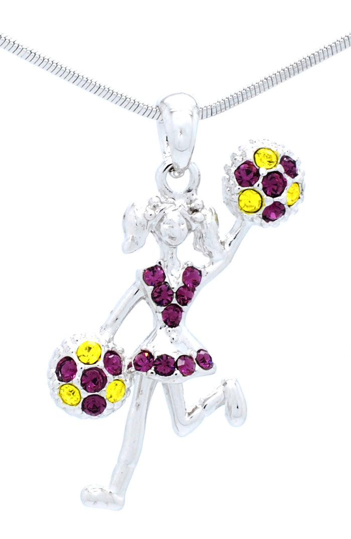 Purple/Yellow / 18"