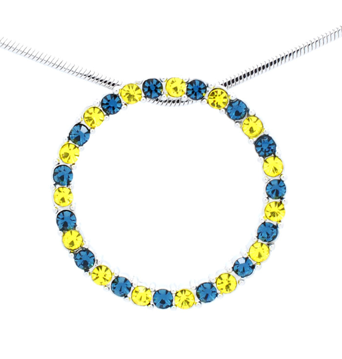 Navy/Yellow / 18"