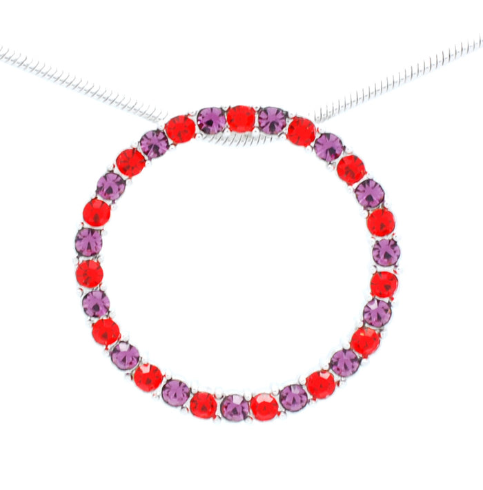 Purple/Red / 18"