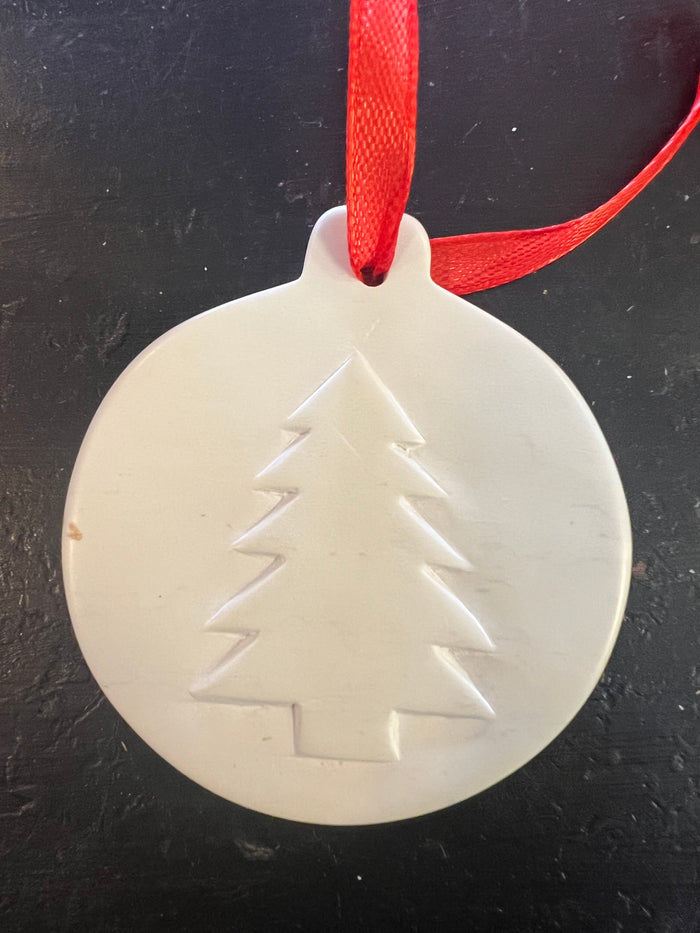 Circle Soapstone Ornament