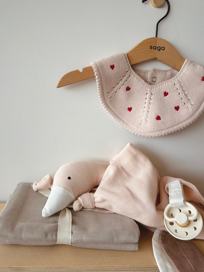 Cuddle Cloth - Bliki - Baby Blush - With Embroidered Name