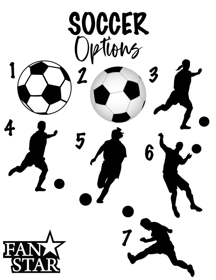 Custom Personalized Soccer TIE Headband - Flat (Non Sparkle) Letters!