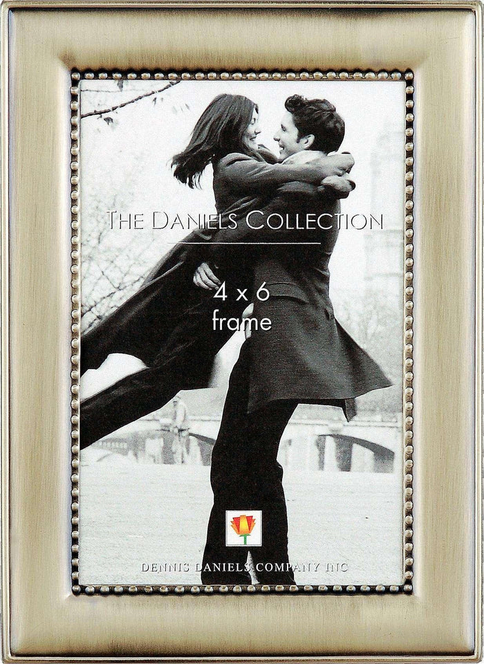 Dennis Daniels 4x6 Beaded Metal Frame