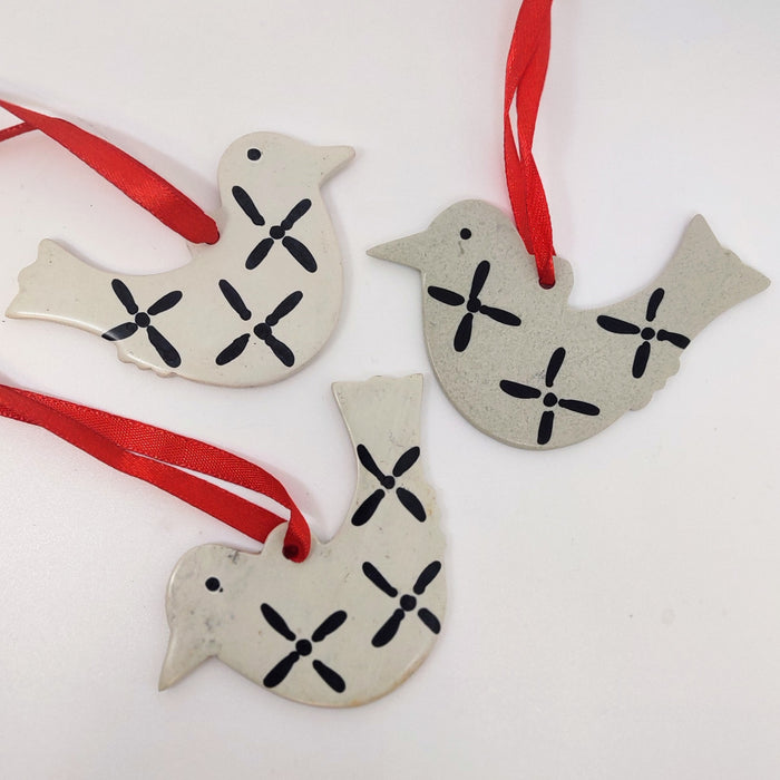 Dove Soapstone Ornament