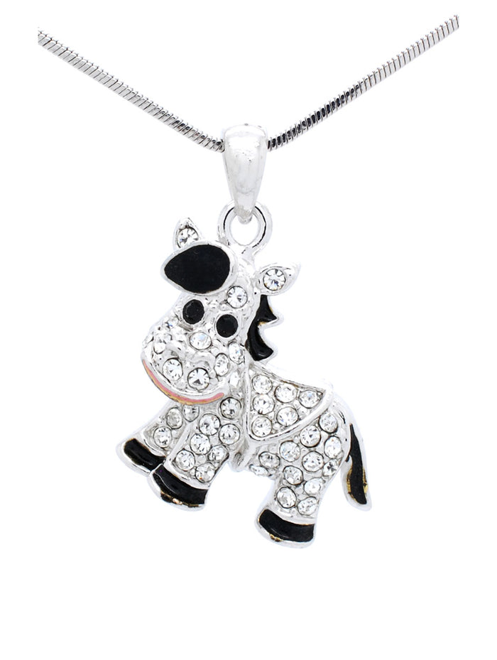 Enamel Horse Necklace