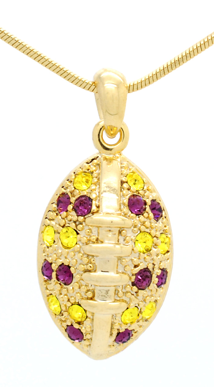 Purple/Yellow (Gold) / 18"