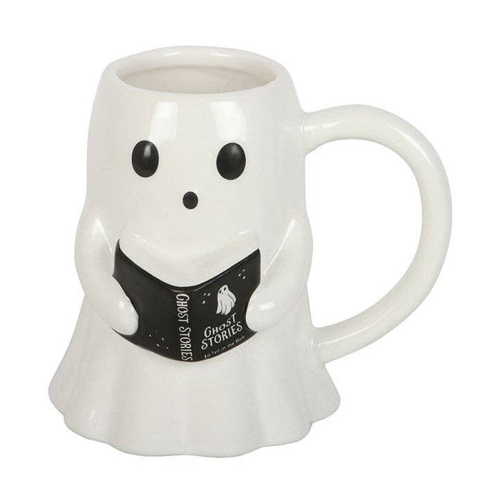 Ghost Stories Reading Ghost Halloween Mug