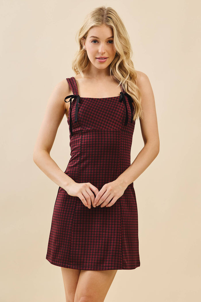 Gingham Mini Dress