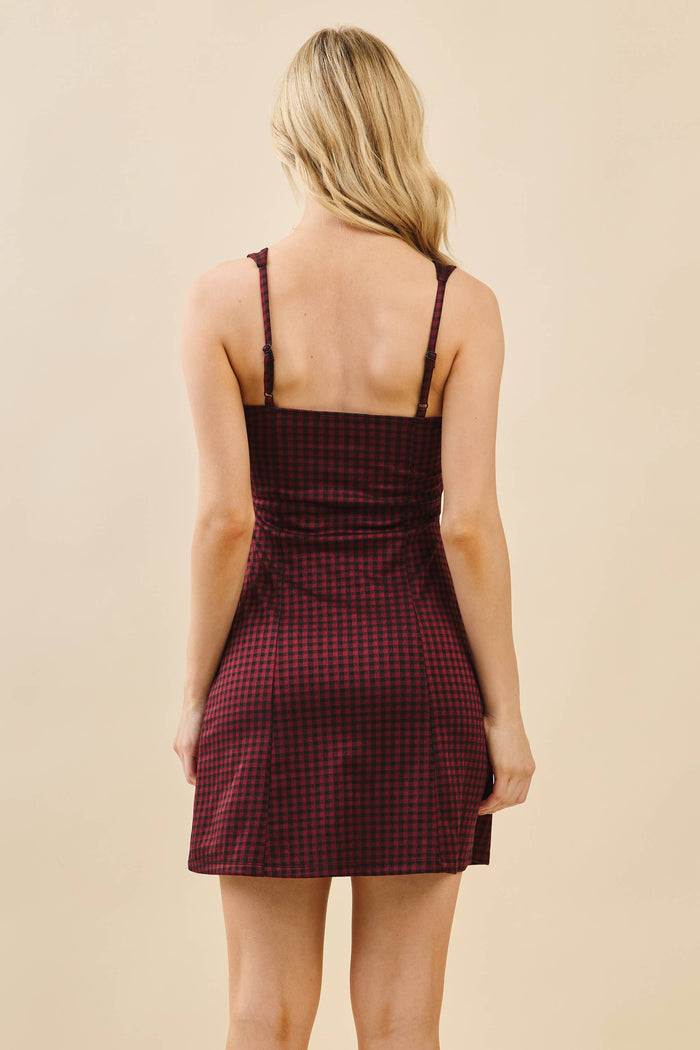 Gingham Mini Dress