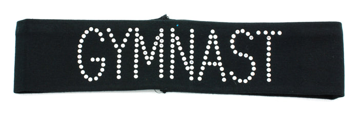 Gymnast Cotton Headband with Rhinestones!