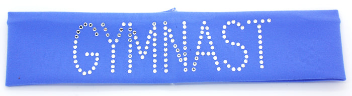 Gymnast Cotton Headband with Rhinestones!