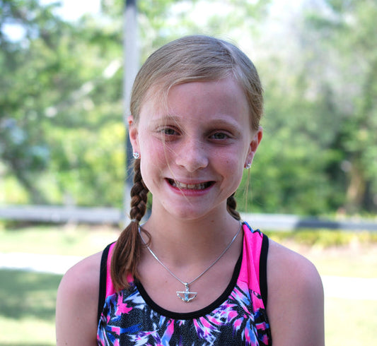 Gymnast Necklace & POST Earring Set - Uneven Bars