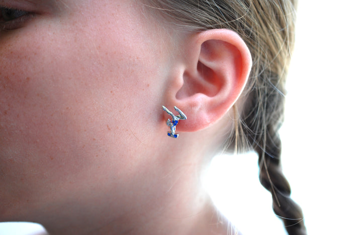 Gymnast POST Earrings - Beam