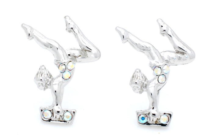 Gymnast POST Earrings - Beam