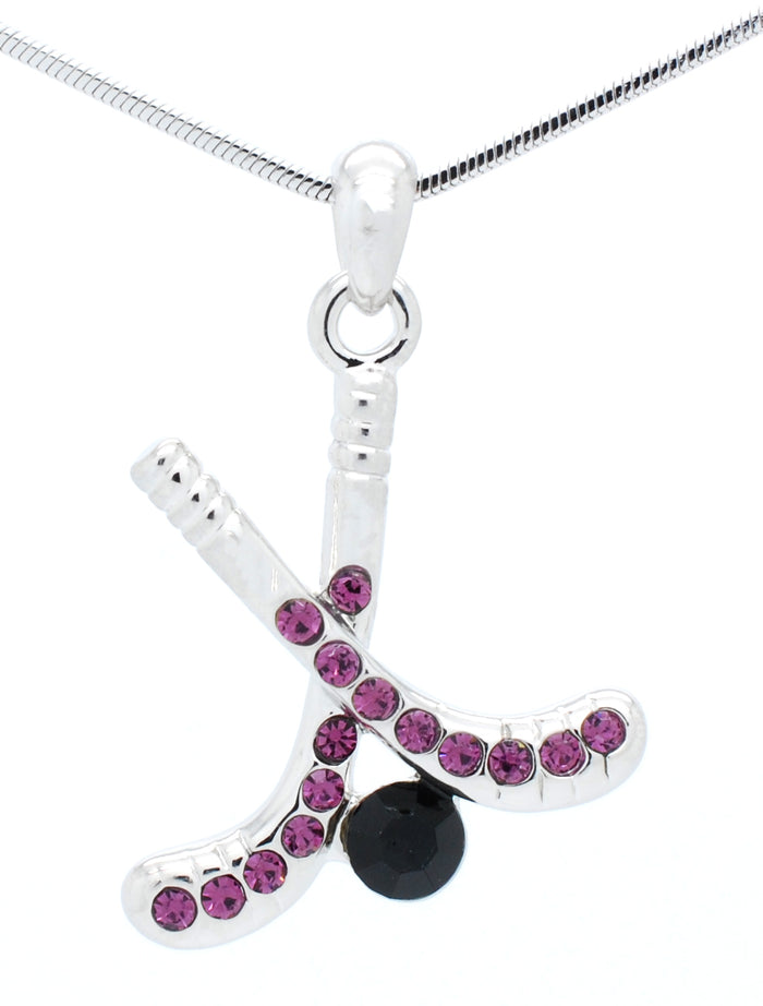 Hockey Stick Necklace - Large Single Color