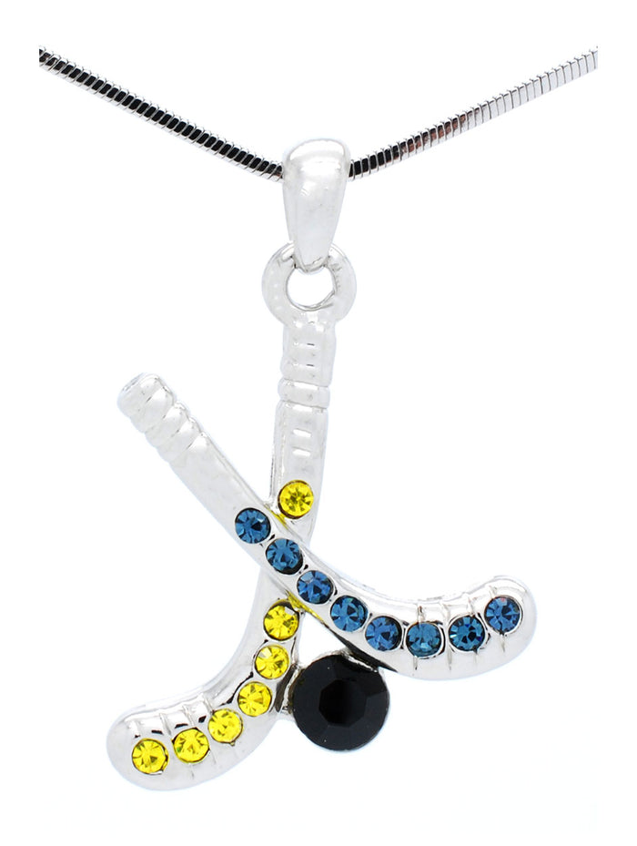 Hockey Stick Necklace - Large Two Color